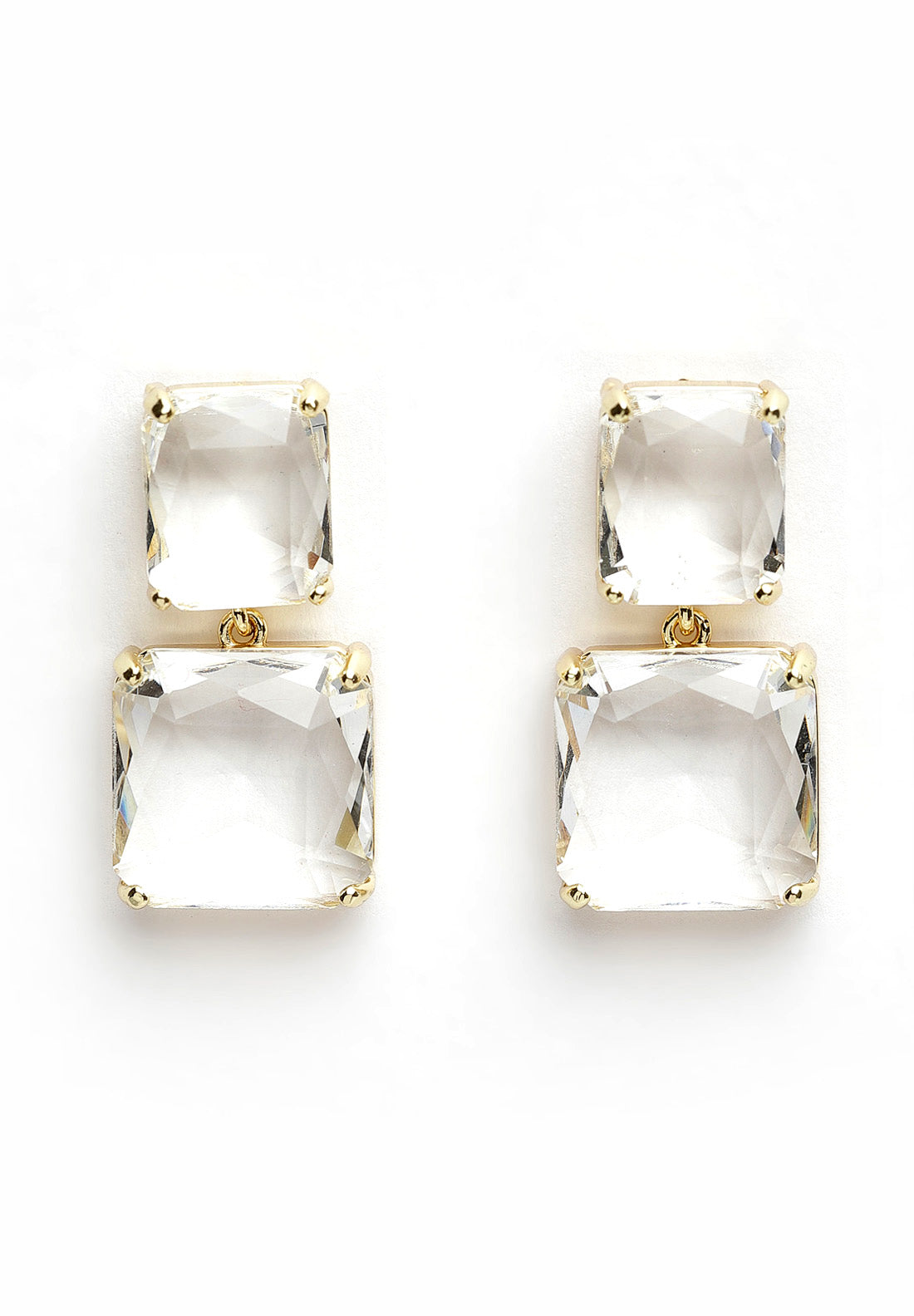 Transparent Geometric Earrings