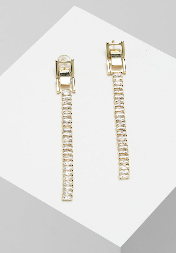 Gold Plated Dangle Earrings