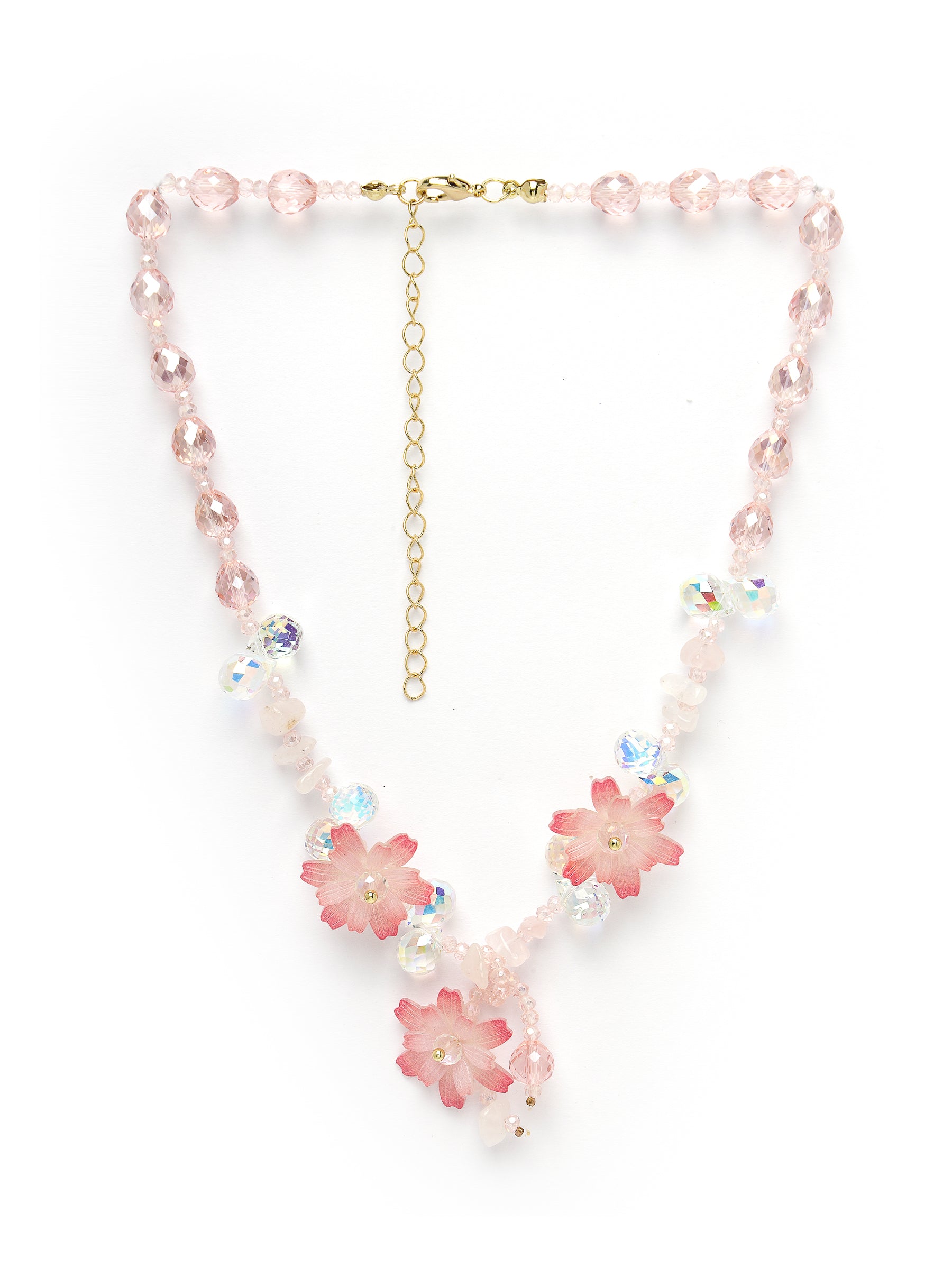 Collier Fleur De Cerisier Rose