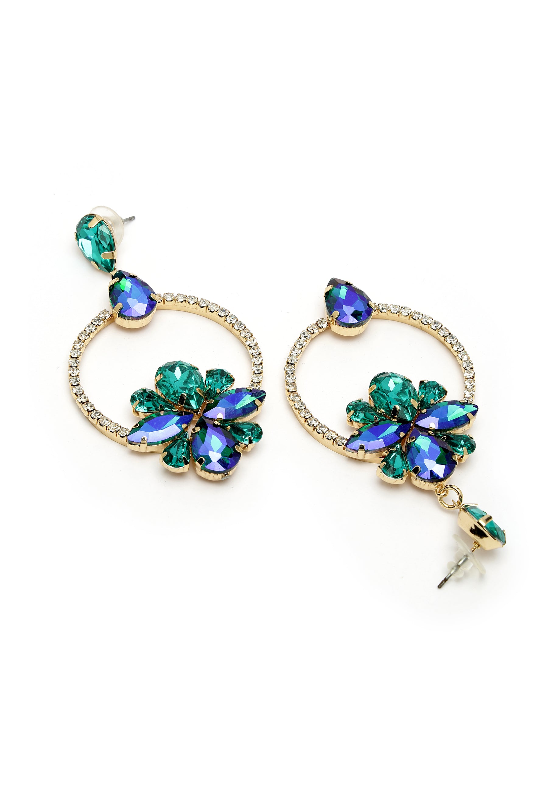 Delicate Floral Drop Earrings