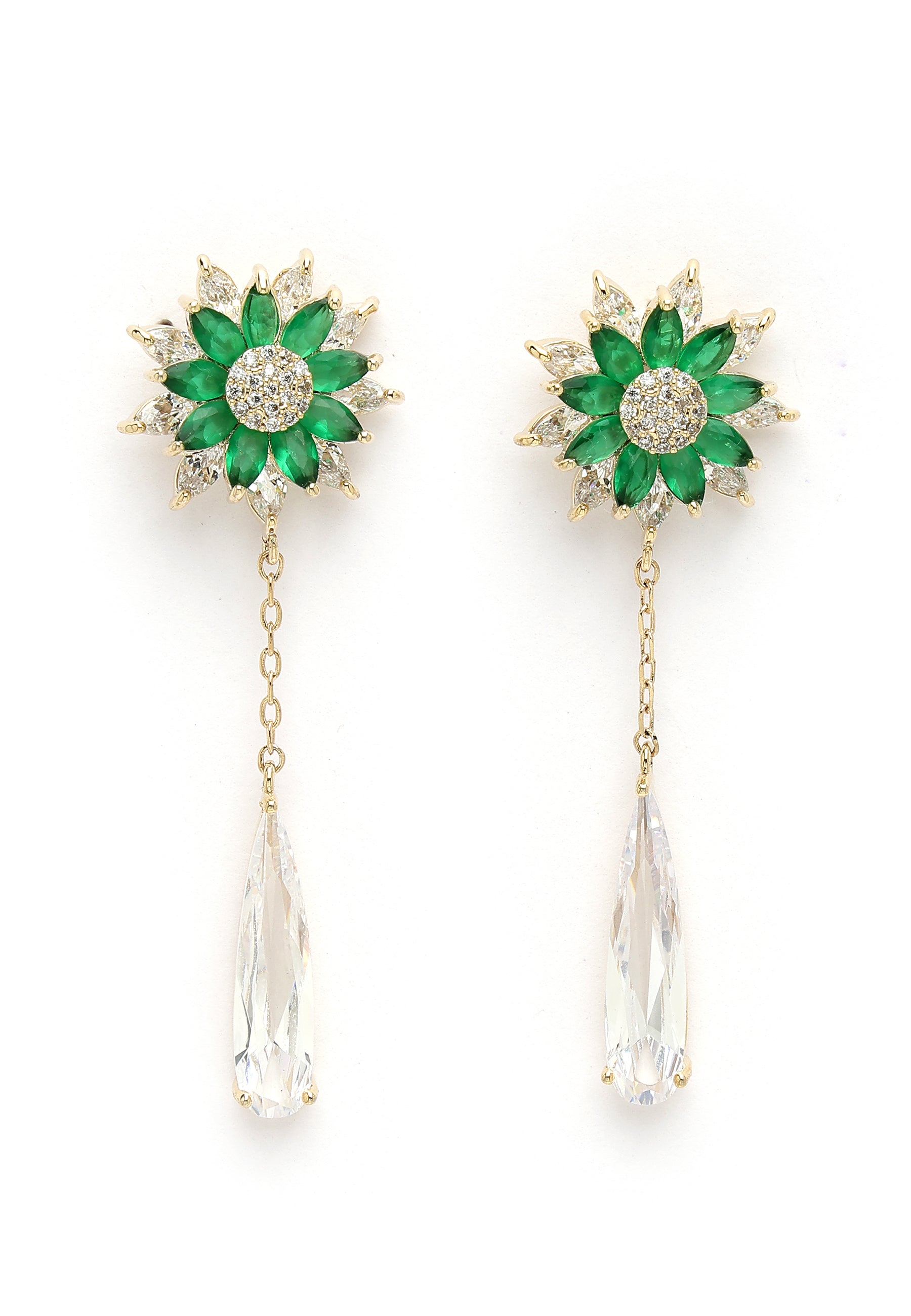 Sunflower Dangling Earrings