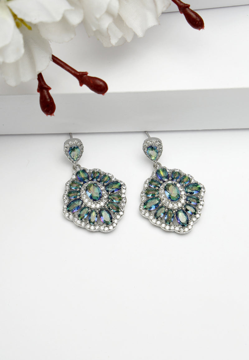 Elegant Zirconia Drop Earrings