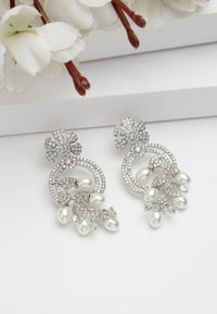 Fashionable Zirconia Drop Earrings