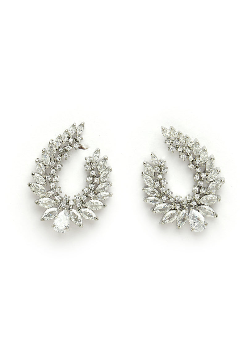 Criostail Studded Arc Earrings