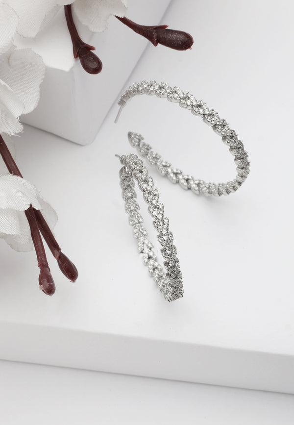 Diva Piccole Orecchini A Cerchio Scintillanti