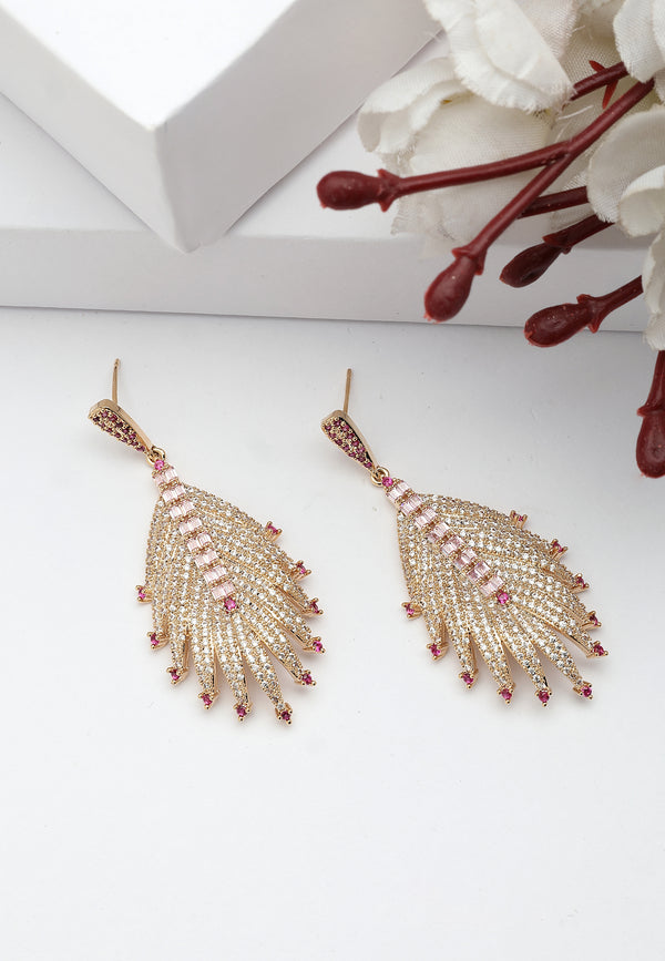 Diva Leaves Dangle Earrings