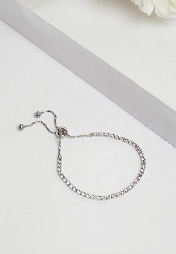 Ylellinen Charm Crystal Tennis Rannekoru