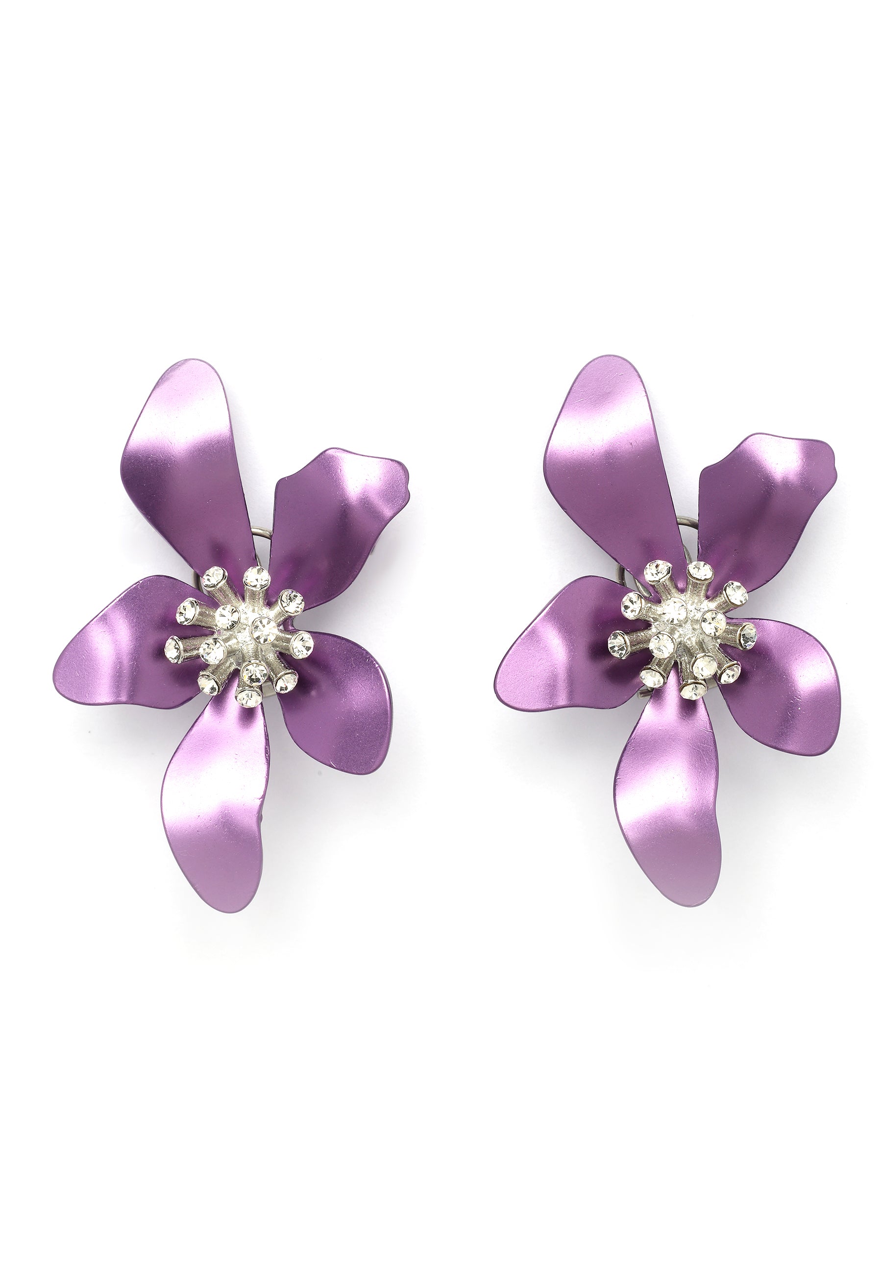 Boucles d'oreilles en forme de fleur