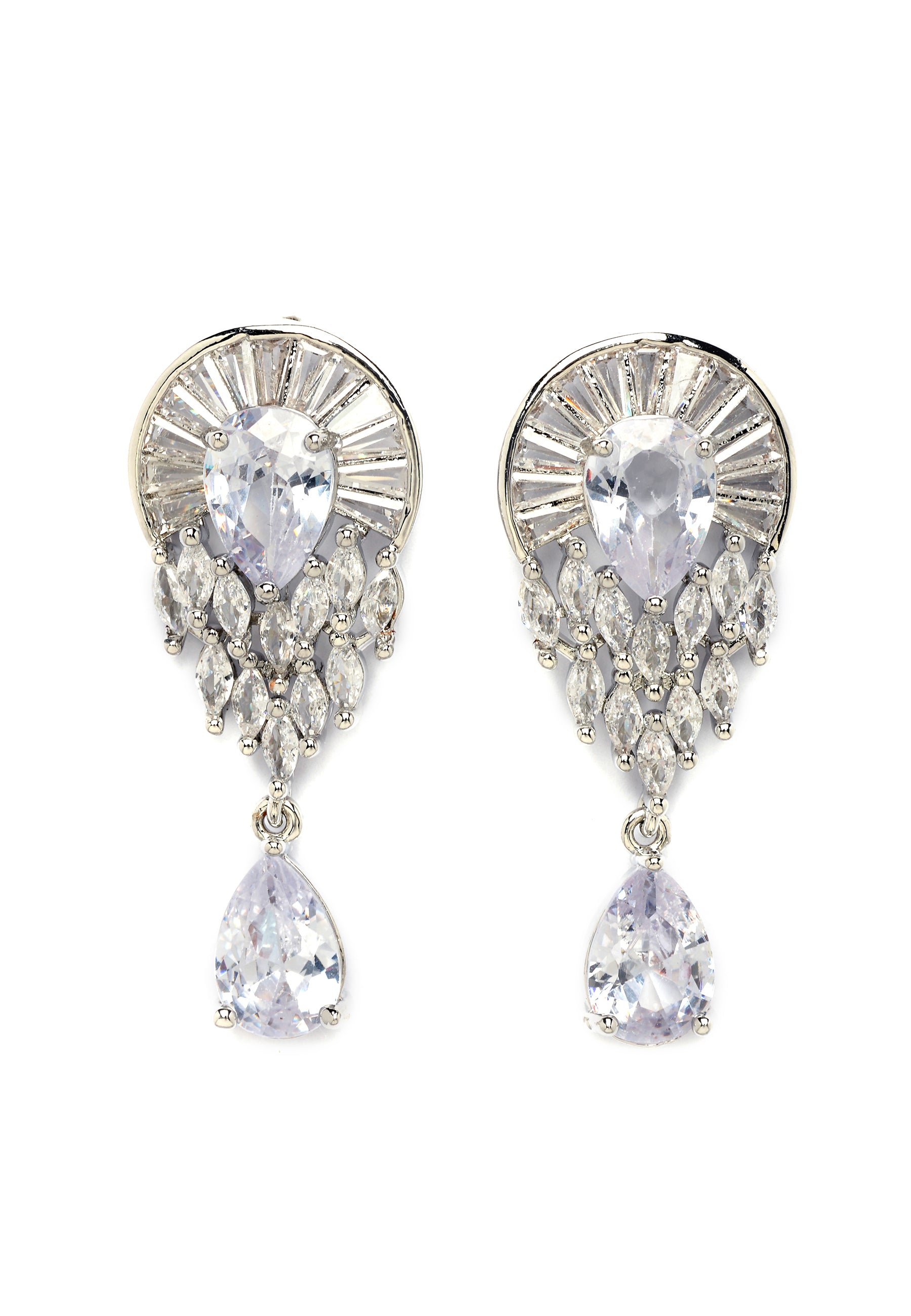 Sparkling Teardrop Earrings