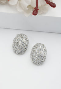 Pendientes de Stud Baguette