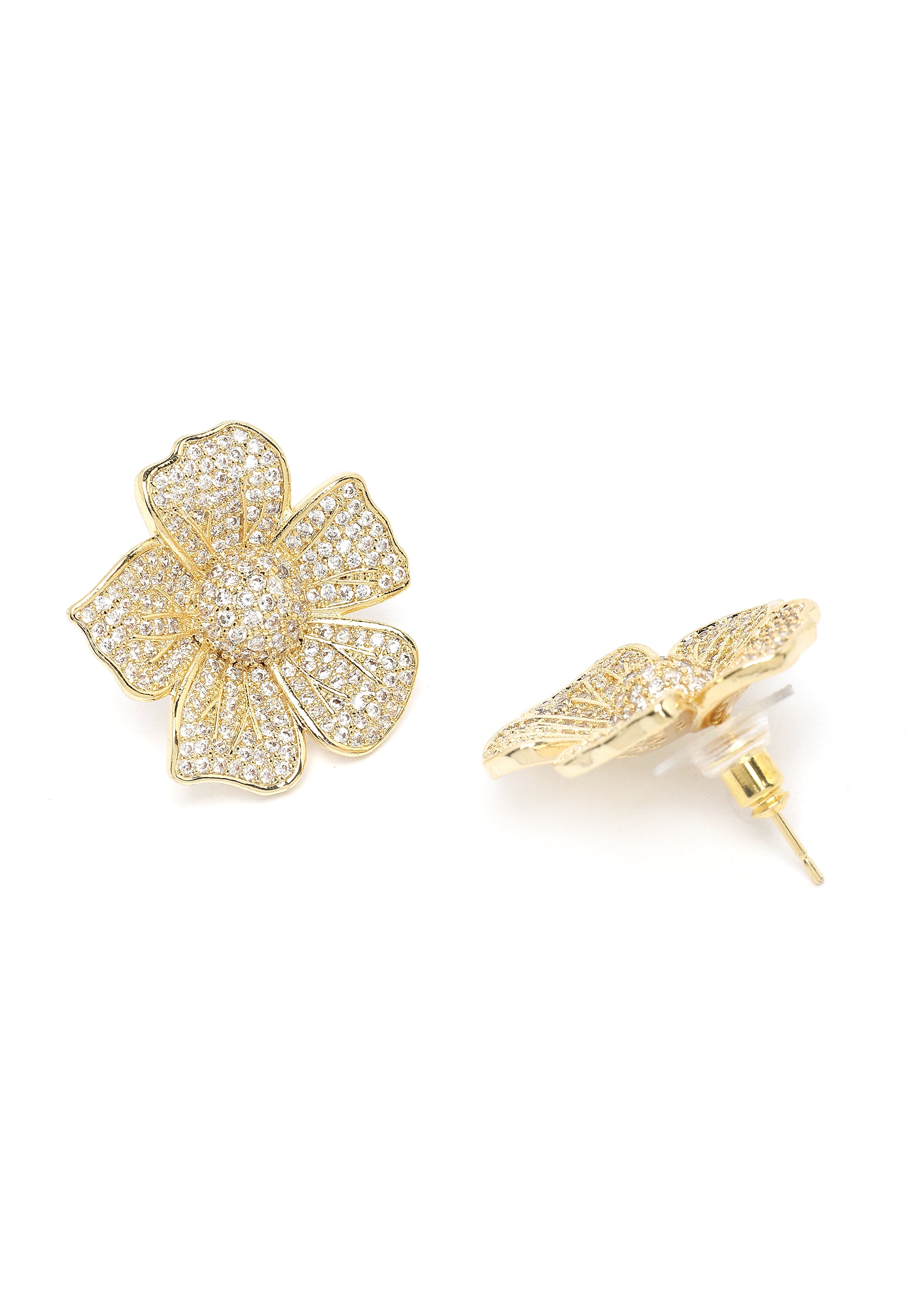 Radiant Floral Stud Earrings