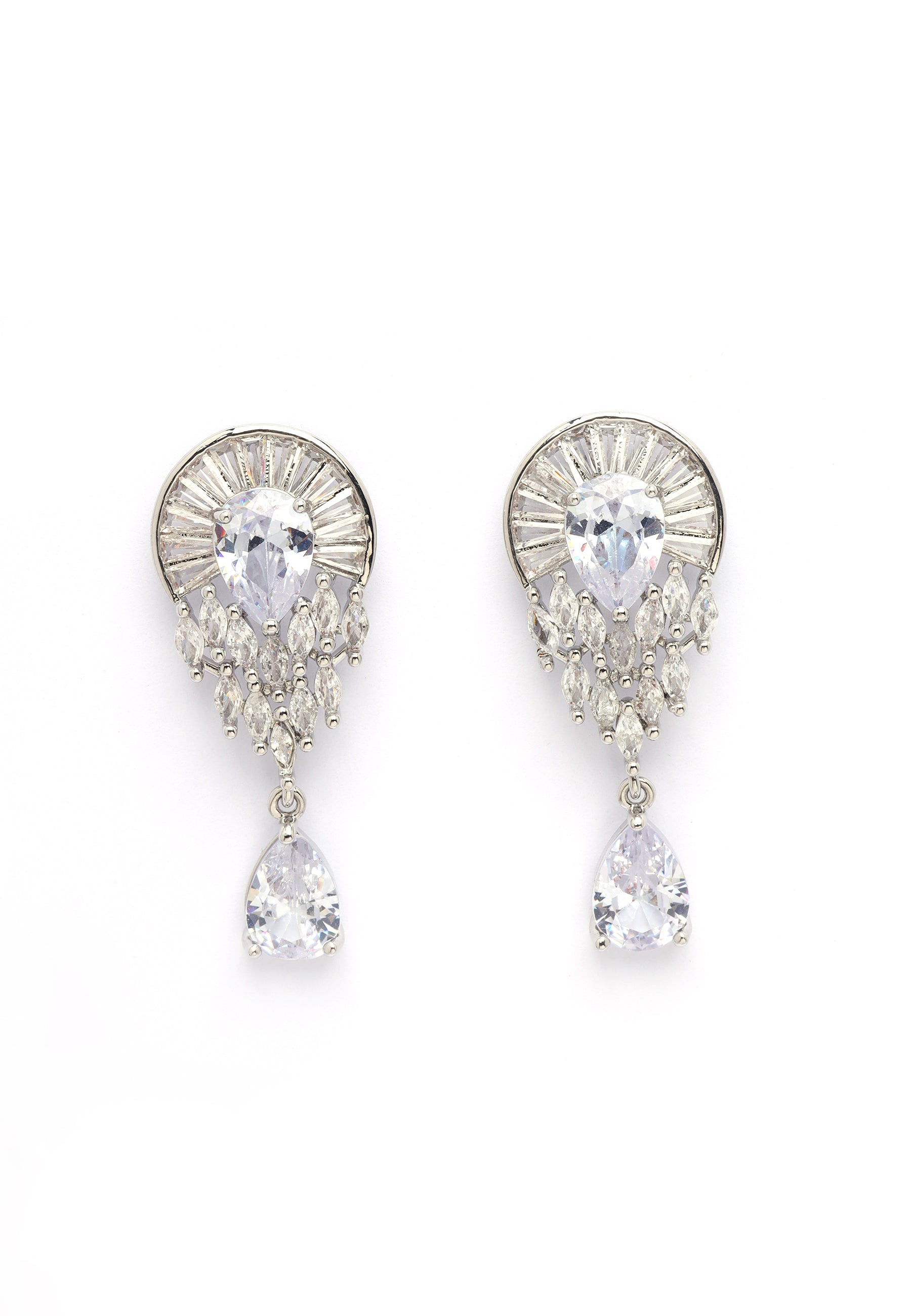 Boucles d'oreilles et collier en goutte d'étoile