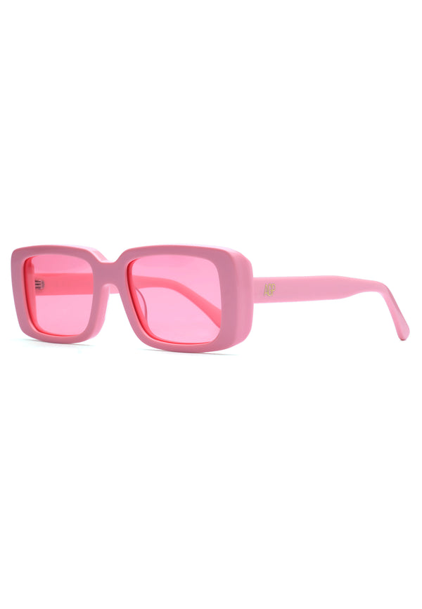 Retro-inspirierte markante rechteckige Sonnenbrille