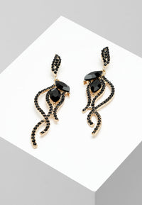 Elegant Crystals Studded Drop Earrings